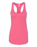 next level n1533 ladies' ideal racerback tank Front Thumbnail