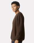 american apparel rf496 unisex reflex fleece crewneck sweatshirt Side Thumbnail