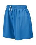 Augusta Sportswear AG960 Ladies Wicking Mesh Shorts Front Thumbnail