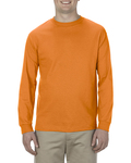Alstyle AL1304 Adult 6.0 oz., 100% Cotton Long-Sleeve T-Shirt Back Thumbnail