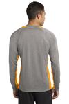 Sport-Tek ST361LS Long Sleeve Heather Colorblock Contender ™ Tee Back Thumbnail