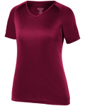Augusta Sportswear 2792 Ladies Attain Wicking Raglan Sleeve Tee Front Thumbnail