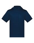 Augusta Sportswear 6871 Wicking Fleece Short Sleeve Hoodie Front Thumbnail