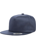 Yupoong Y6502 Adult Unstructured 5-Panel Snapback Cap Front Thumbnail