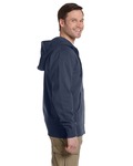econscious EC5650 Men's Organic/Recycled Full-Zip Hooded Sweatshirt Side Thumbnail
