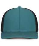 Pacific Headwear P151S Contrast Stitch Trucker PacFlex Snapback Cap Front Thumbnail