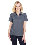 Devon & Jones DG22W CrownLux Performance™ Ladies' Address Melange Polo Side Thumbnail