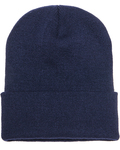 Yupoong 1501 Adult Cuffed Knit Beanie Front Thumbnail