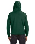 j america ja8830 adult sport lace hooded sweatshirt Back Thumbnail