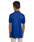 jerzees 437y youth 5.6 oz. spotshield™ jersey polo Back Thumbnail