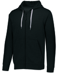 augusta sportswear 5418 adult 60/40 fleece full-zip hooded sweatshirt Front Thumbnail
