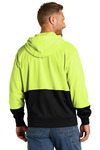 cornerstone csf01 enhanced visibility fleece pullover hoodie Back Thumbnail