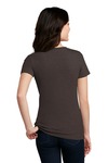 district dm108l women's perfect blend ® cvc tee Back Thumbnail