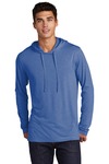 Sport-Tek ST406 PosiCharge ® Tri-Blend Wicking Long Sleeve Hoodie Front Thumbnail