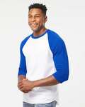 Tultex 0245TC Unisex Raglan Tee Side Thumbnail
