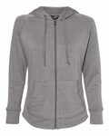 weatherproof w20121 women’s heatlast™ fleece faux cashmere full-zip hooded sweatshirt Front Thumbnail