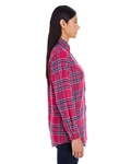 backpacker bp7030 ladies' yarn-dyed flannel shirt Side Thumbnail