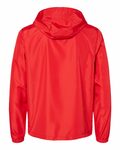 independent trading co. exp54lwz unisex lightweight windbreaker full-zip jacket Back Thumbnail