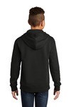 district dt6100y youth v.i.t. ™ fleece hoodie Back Thumbnail