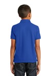Port Authority Y100 Youth Core Classic Pique Polo Back Thumbnail
