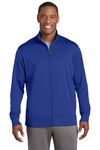 sport-tek st241 sport-wick ® fleece full-zip jacket Front Thumbnail