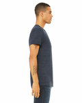 Bella + Canvas 3655C Unisex Textured Jersey V-Neck T-Shirt Side Thumbnail
