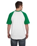 Augusta Sportswear 423 Baseball Short Sleeve Tee 2.0 Back Thumbnail