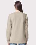 American Apparel AA9410 Super Heavyweight Long Sleeve Pocket Tee Back Thumbnail