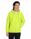 team 365 tt97 unisex zone hydrosport™  heavyweight quarter-zip hooded sweatshirt Front Thumbnail