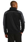 sport-tek jst92 piped tricot track jacket Back Thumbnail