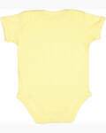 rabbit skins 4400 infant baby rib bodysuit Back Thumbnail