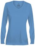 Augusta Sportswear 1788 Ladies NexGen Wicking Long Sleeve Tee Front Thumbnail