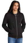 district dt1302 perfect tri ® fleece full-zip hoodie Front Thumbnail